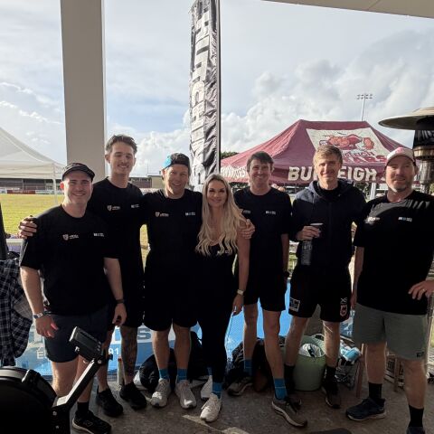 Rowing for Burleigh Bears' Yak’s recovery
