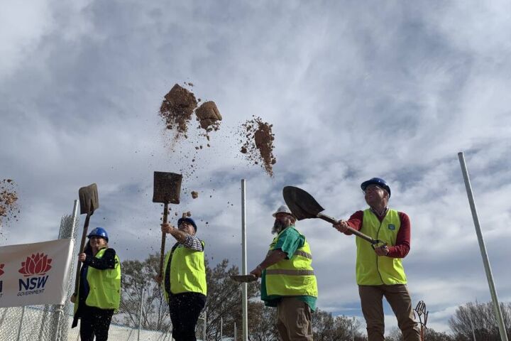 Doppler radar construction underway at Brewarrina