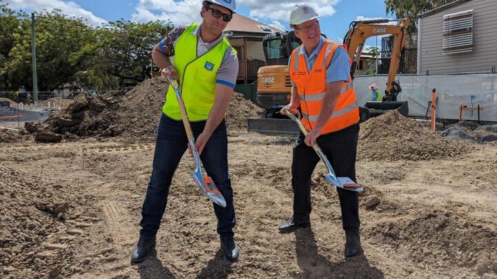 $4.77m social housing construction starts on Campbell St, Rockhampton